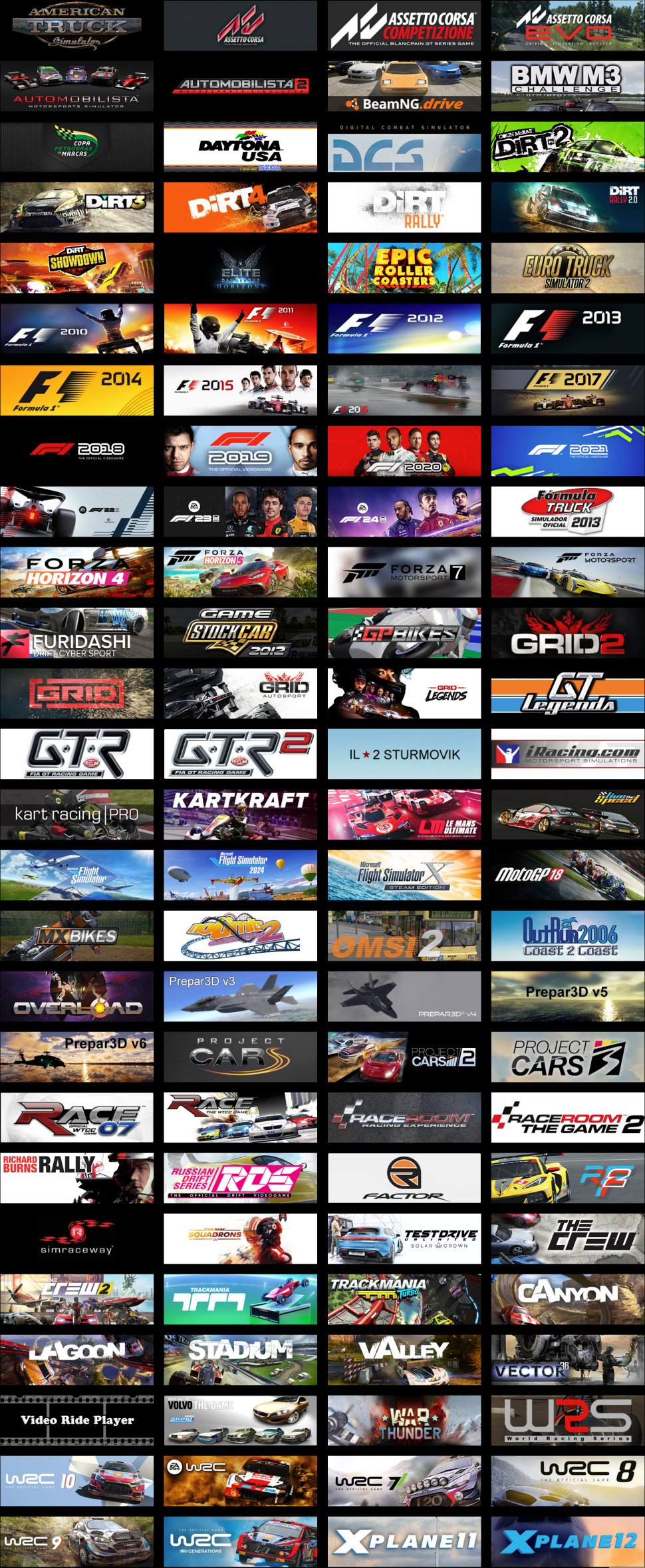 PROSIMU SIMTOOLS - kompatibilní tituly